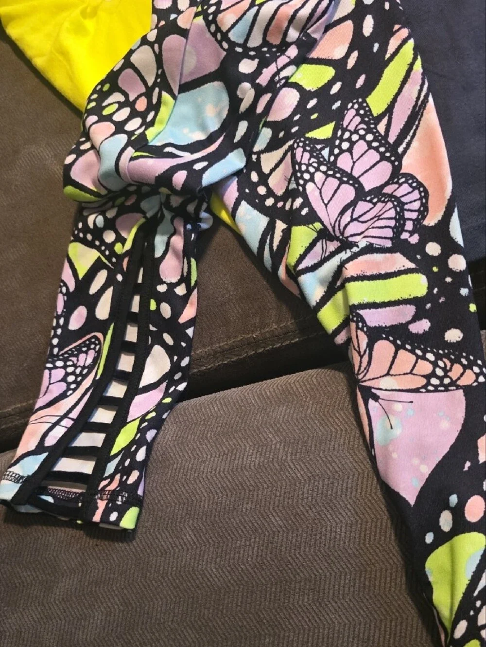Justice Capris, Neon Yellow Short Sleeve Tee PRIDE Tee